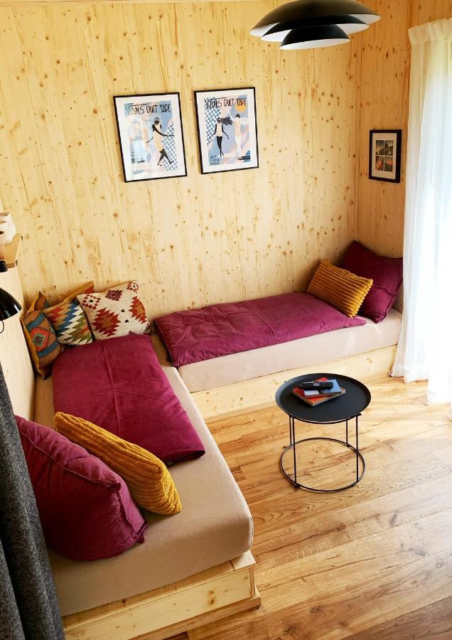 Hjem - Tiny Homes Direkt Am Wald Zwischen Allgaeu & Bodensee Bergatreute Kültér fotó
