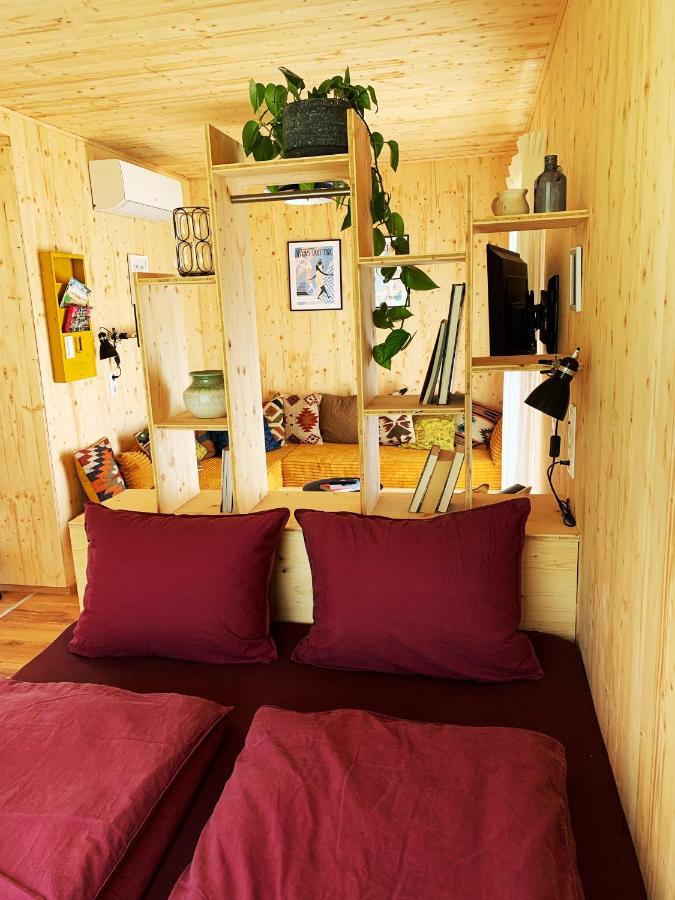 Hjem - Tiny Homes Direkt Am Wald Zwischen Allgaeu & Bodensee Bergatreute Kültér fotó