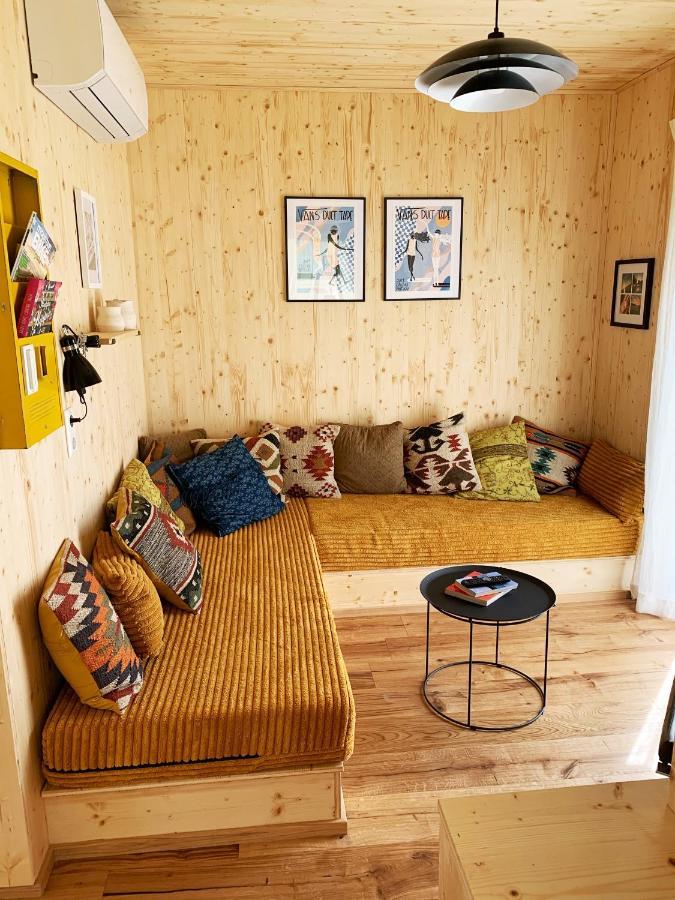 Hjem - Tiny Homes Direkt Am Wald Zwischen Allgaeu & Bodensee Bergatreute Kültér fotó