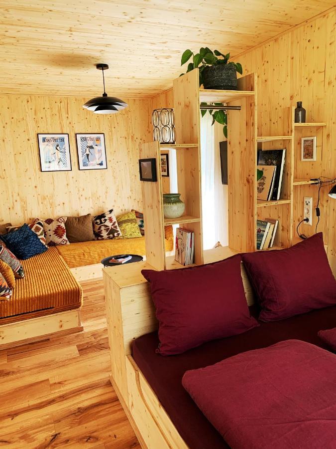 Hjem - Tiny Homes Direkt Am Wald Zwischen Allgaeu & Bodensee Bergatreute Kültér fotó