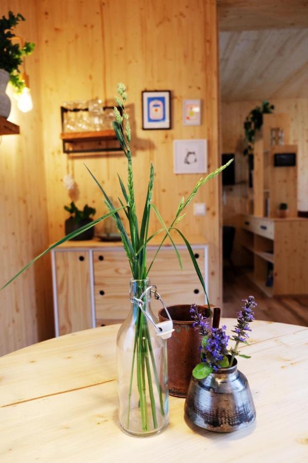 Hjem - Tiny Homes Direkt Am Wald Zwischen Allgaeu & Bodensee Bergatreute Kültér fotó