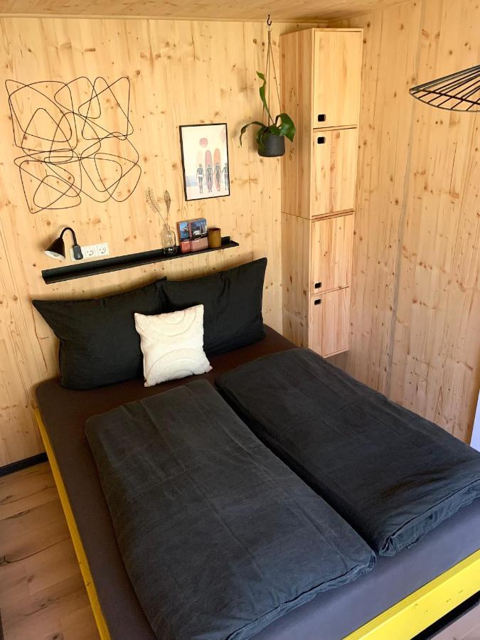 Hjem - Tiny Homes Direkt Am Wald Zwischen Allgaeu & Bodensee Bergatreute Kültér fotó