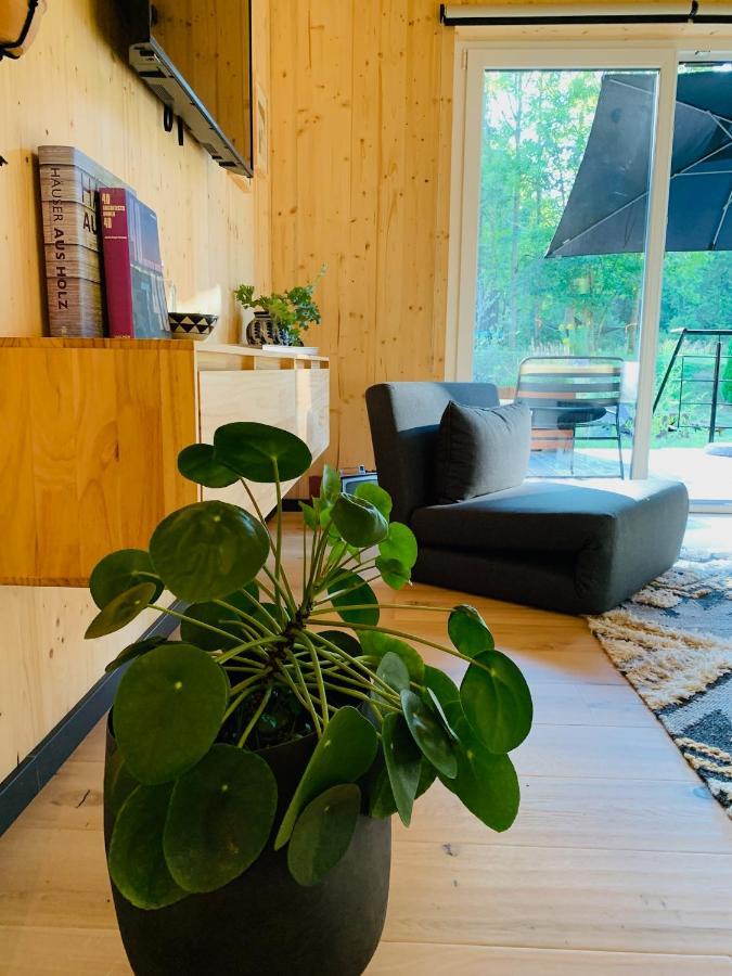 Hjem - Tiny Homes Direkt Am Wald Zwischen Allgaeu & Bodensee Bergatreute Kültér fotó
