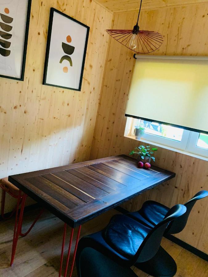 Hjem - Tiny Homes Direkt Am Wald Zwischen Allgaeu & Bodensee Bergatreute Kültér fotó