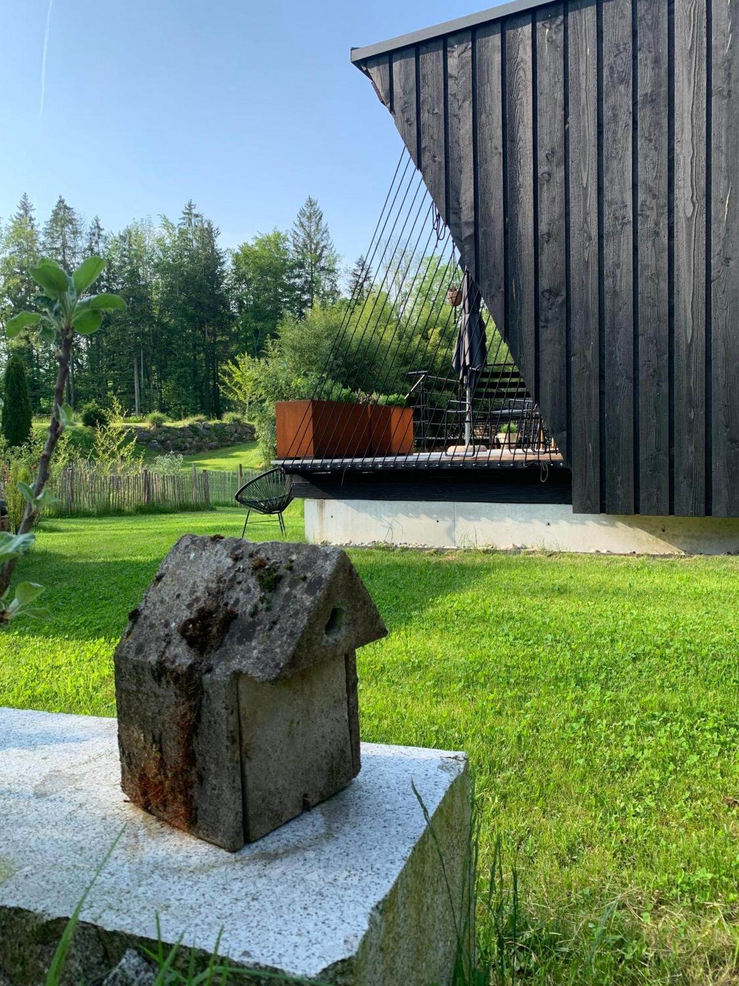Hjem - Tiny Homes Direkt Am Wald Zwischen Allgaeu & Bodensee Bergatreute Kültér fotó
